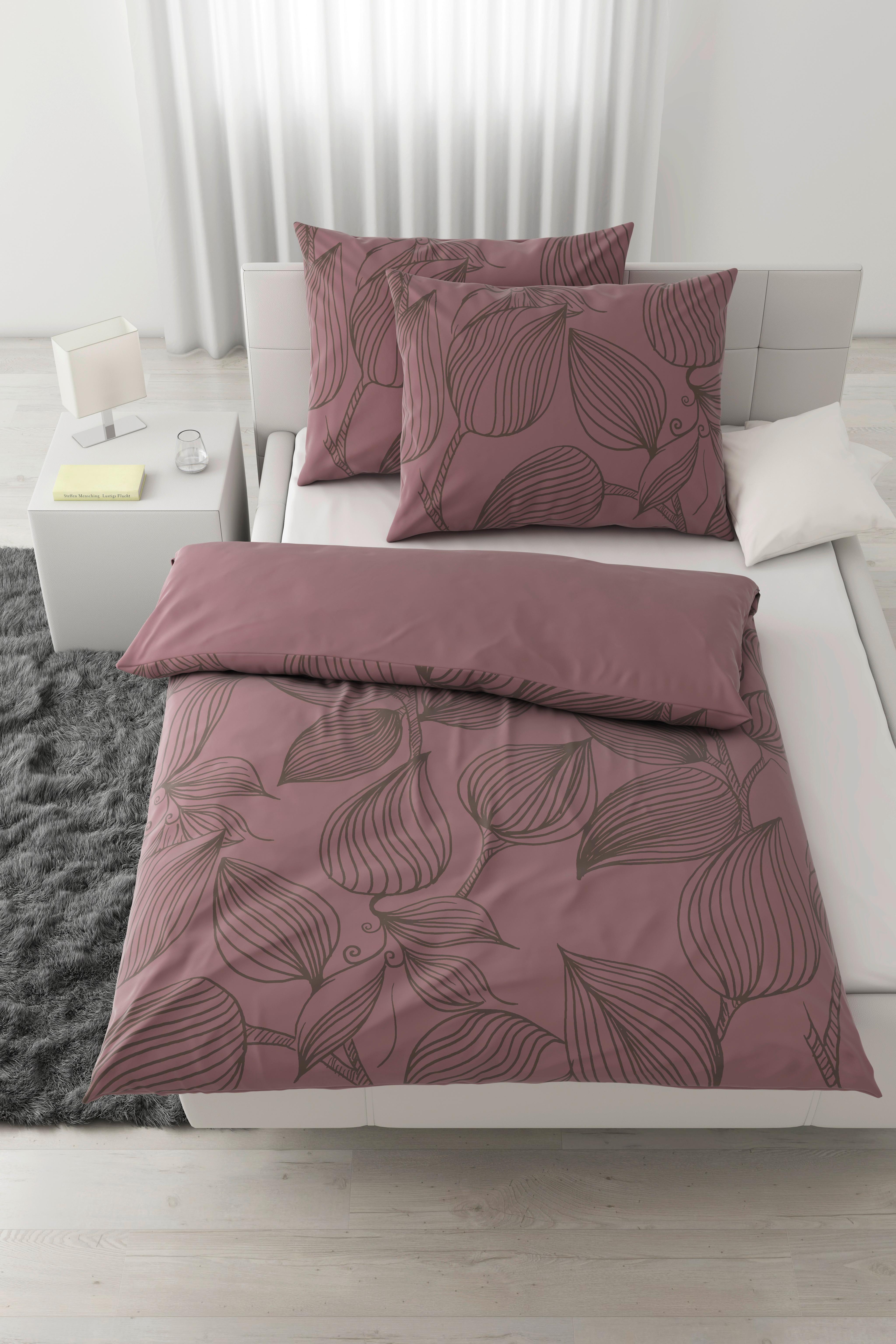 Lenjerie de pat Green House cca. 200x220/2x50x70 cm - mov, textil (200/220cm) - Modern Living