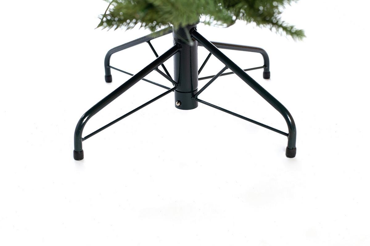 Weihnachtsbaum Roswell Grün H: ca. 150cm - Grün, Basics, Kunststoff (101/150/101cm)