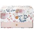 Schmuckbox Blossom Bunt - Rosa/Weiß, Papier (23/15/14cm) - Mömax modern living