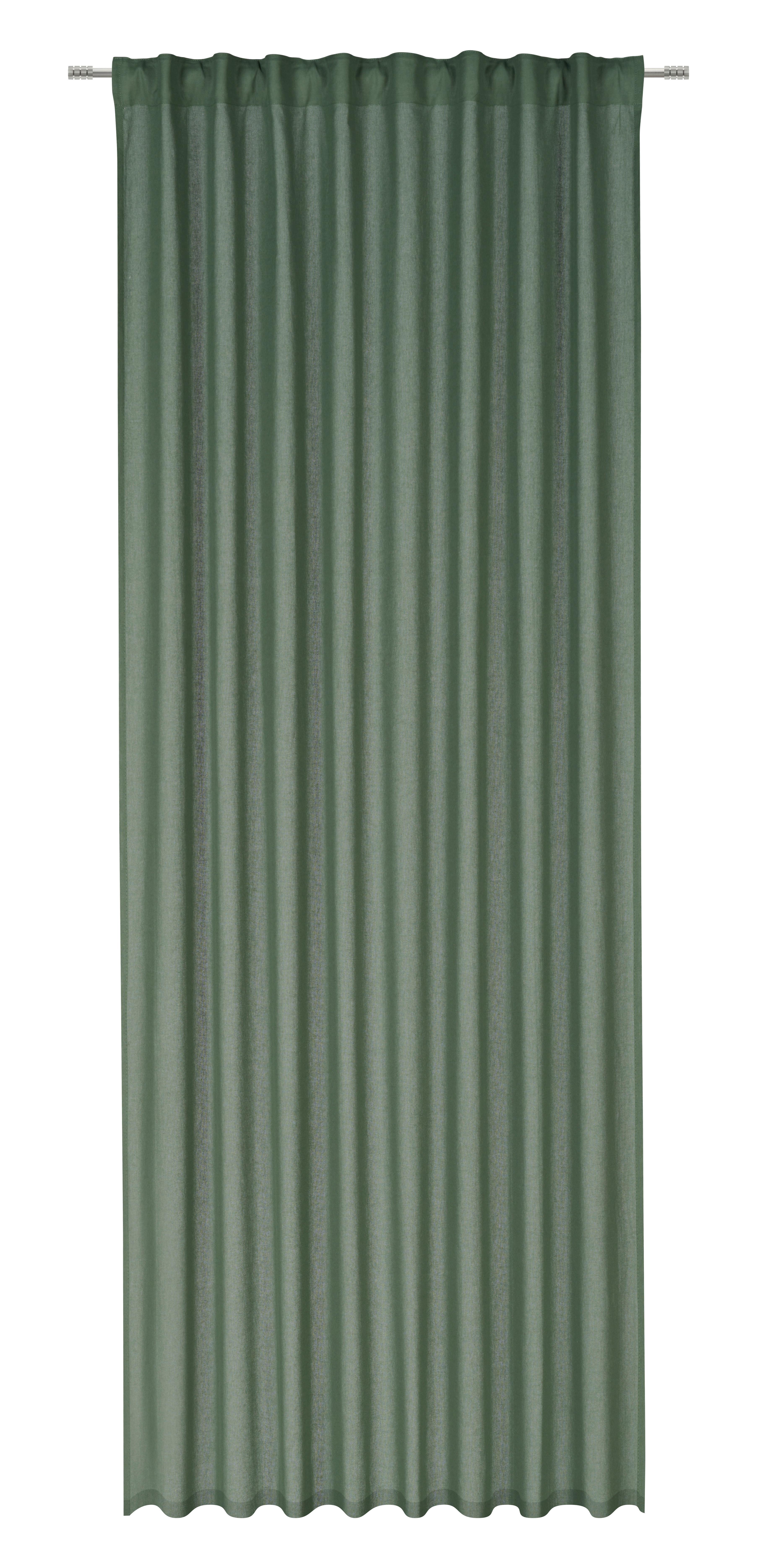 Draperie Confecționată Sila, Cca. 140x255cm - verde, Modern, textil (140/255cm) - Mömax