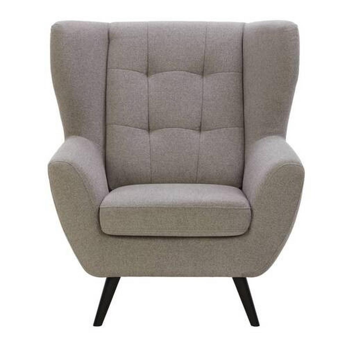 Fotoliu HELSINKI - gri închis/gri, Modern, lemn/textil (91/102/90cm) - Mömax