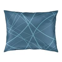 Prevleka Blazine Alex Design - modra, Moderno, tekstil (40/60cm) - Premium Living