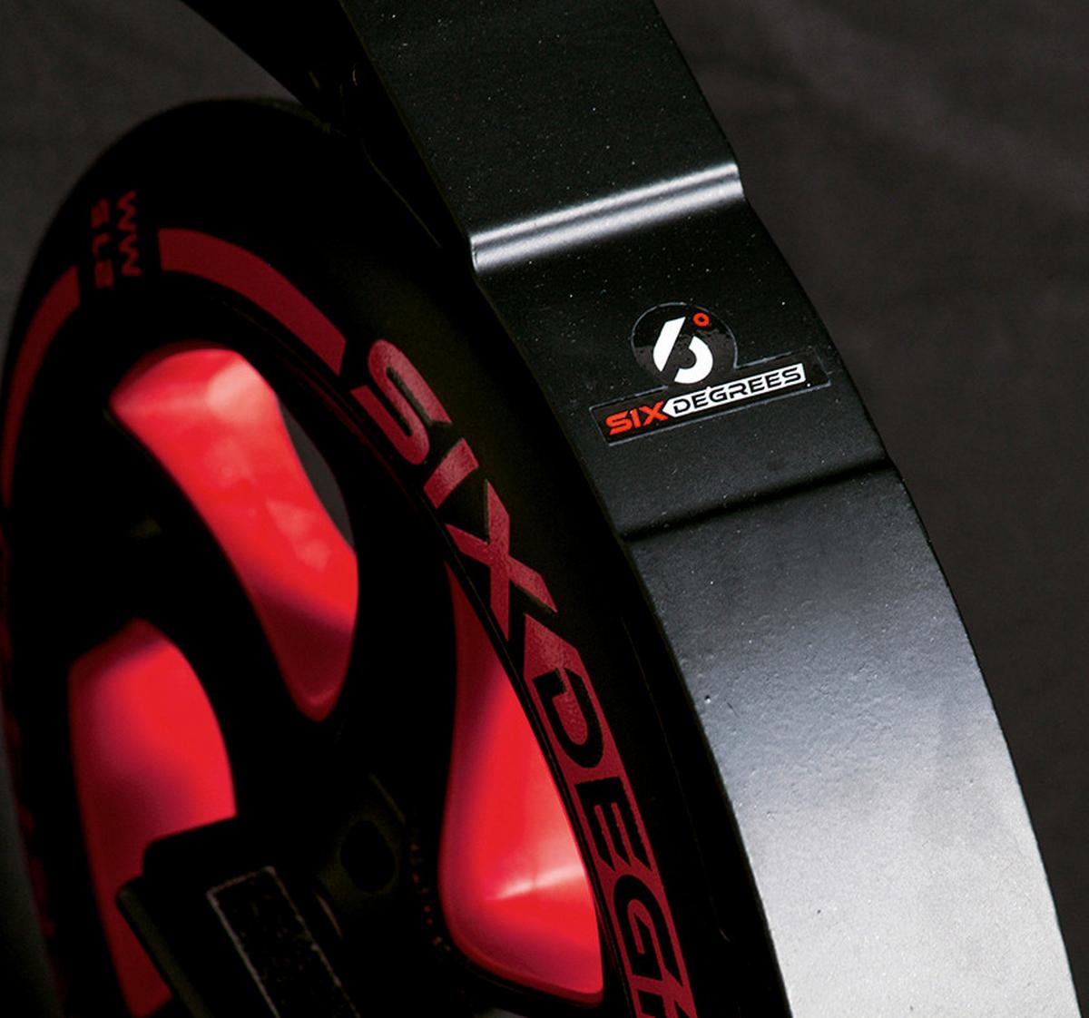 Scooter Six Degrees in Rot/Schwarz - Rot/Schwarz, Basics, Metall (93,5/34,5/105,5cm)