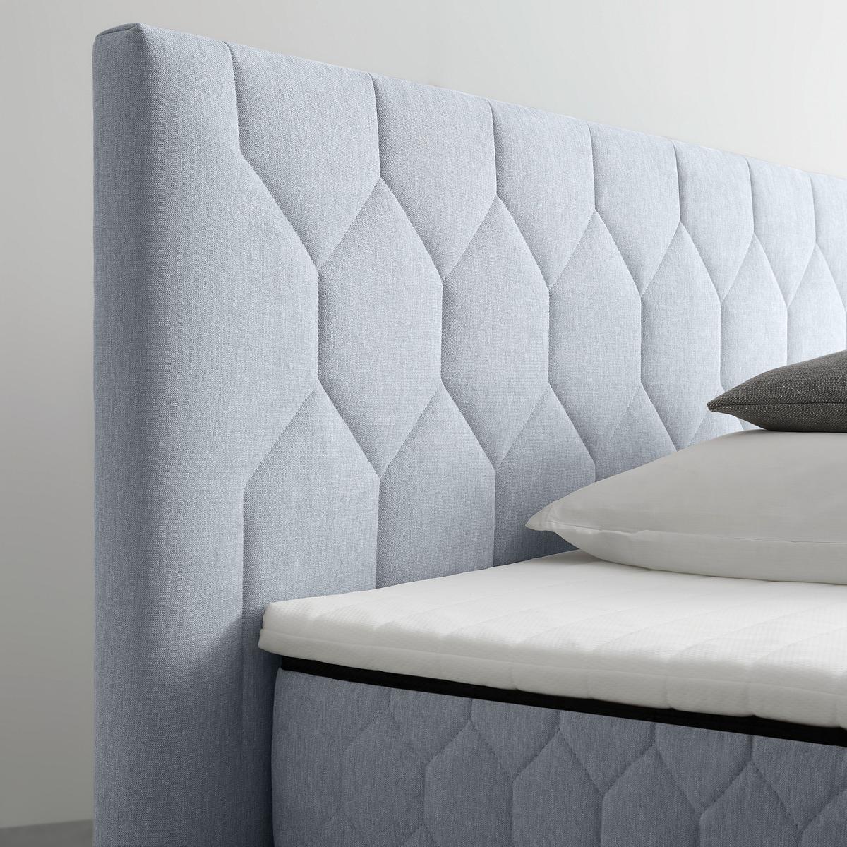 Box Krevet Maya D - siva/crna, Konvencionalno, drvni materijal/drvo (200/220cm) - Based