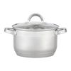 SET DE CASSEROLES ISIK - clair/couleur argent, KONVENTIONELL, verre/métal - Based