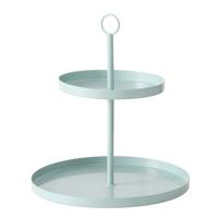 ETAŻERKA 2061234 - PASTELL EASTER - turkusowy, Basics, metal (30/34cm) - Boltze Home