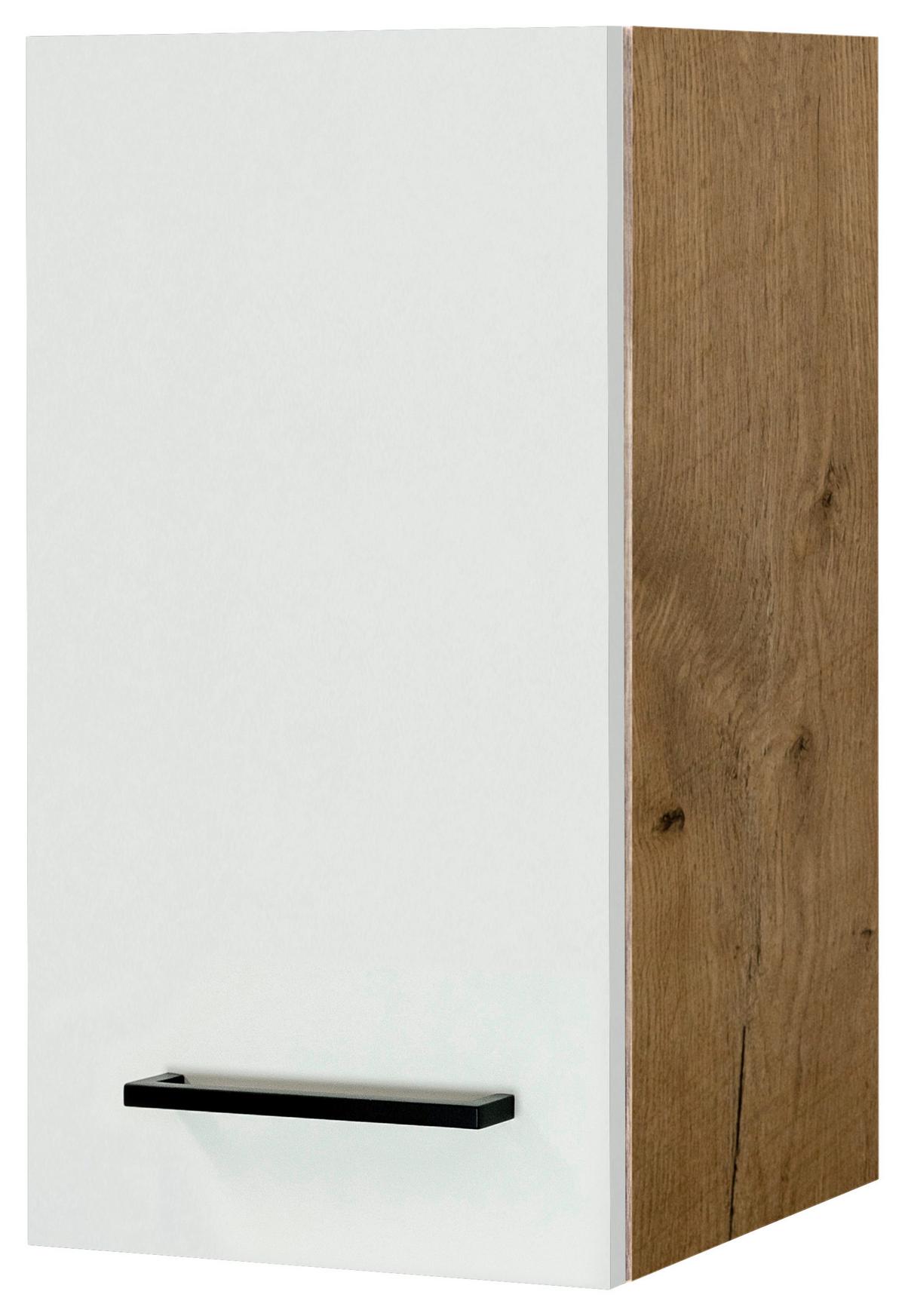 Küchenoberschrank Avila Eichefarben/Magnolie - Eichefarben/Magnolie, KONVENTIONELL, Holzwerkstoff/Metall (30/54,8/32cm) - FlexWell