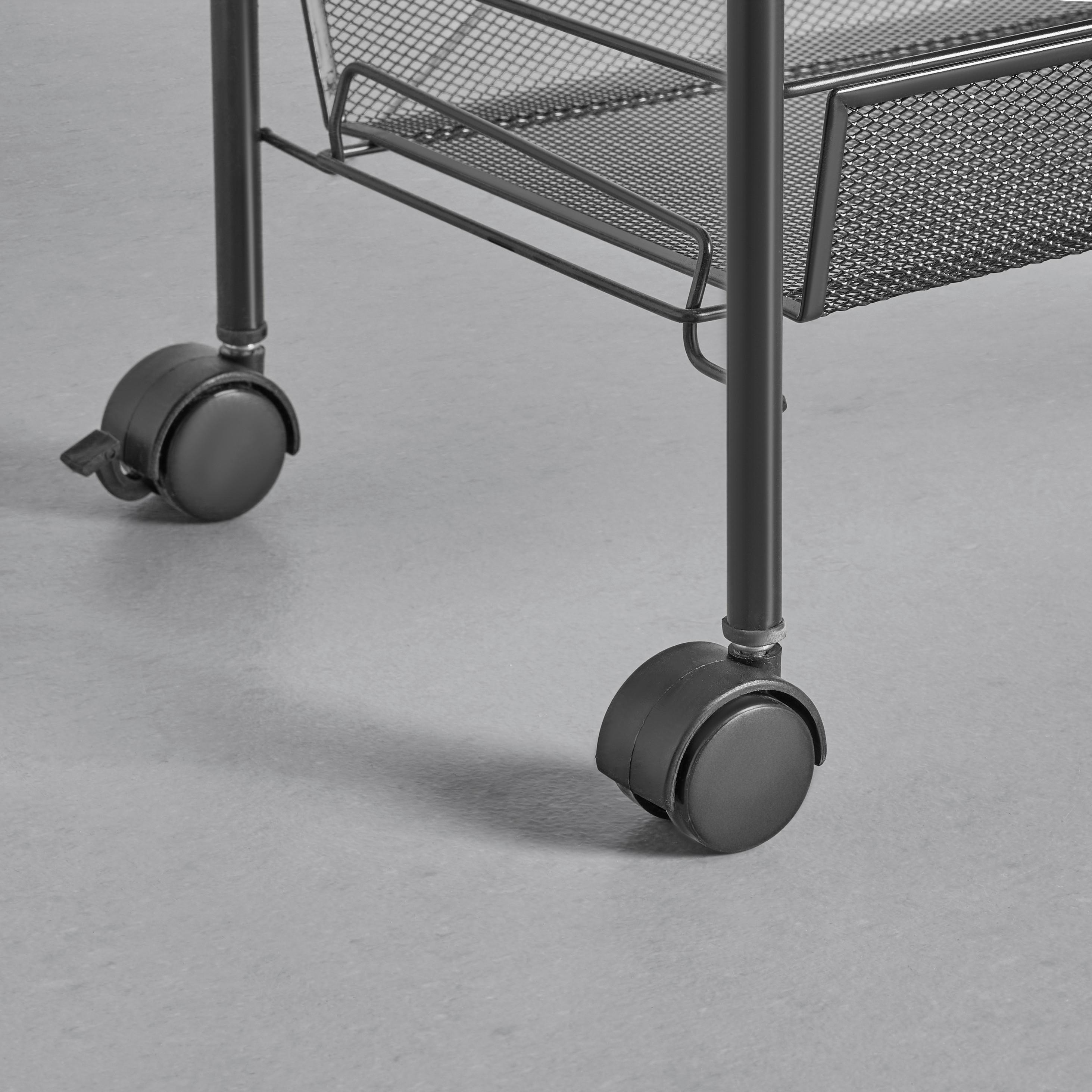 RULLVAGN PAUL -BASED/SB- - svart, Modern, metall/plast (44/85/26cm) - Based