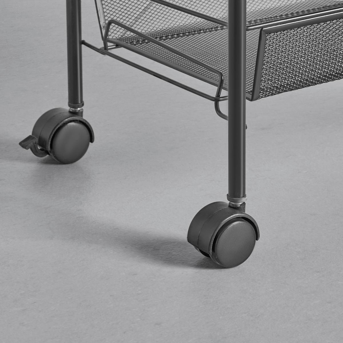 Allzweckwagen in Schwarz - Schwarz, MODERN, Kunststoff/Metall (44/85/26cm) - Based