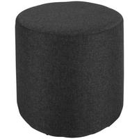 TABURET LEO - gri deschis/negru, Basics, lemn/textil (33/33cm)
