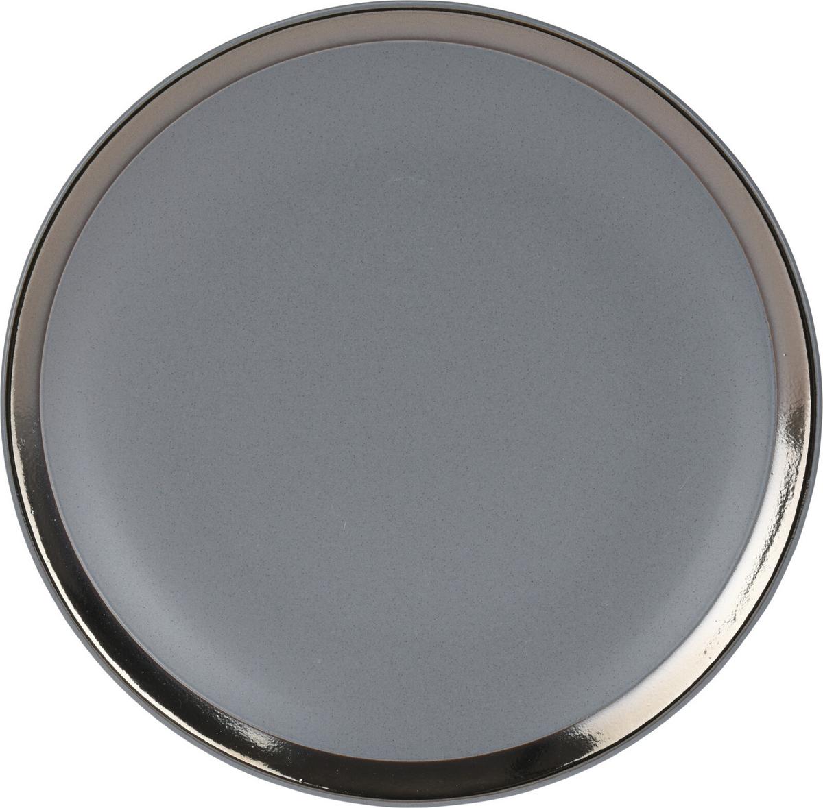 Lapostányér Elegance - kék/fehér, kerámia (27cm)