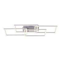 LED-Deckenleuchte Iven max. 41 Watt - Alufarben, Design, Kunststoff/Metall (70/34,5/9,5cm)