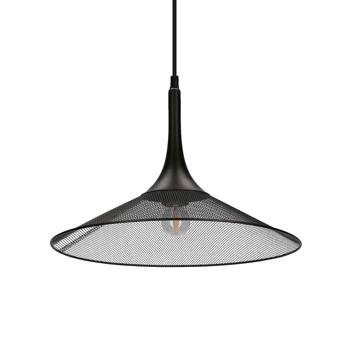 Viseća Svjetiljka Kiruna - crna, Design, metal (36/36cm)