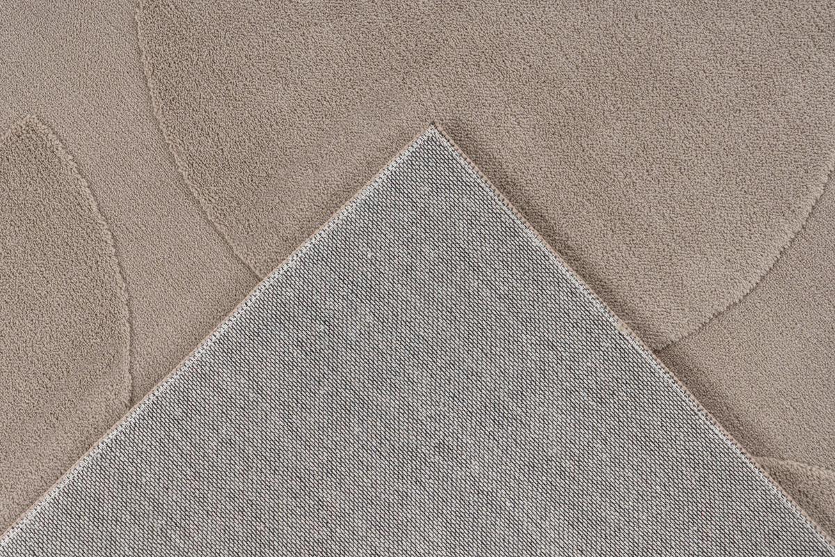 Flachwebeteppich Niburi 425 Taupe 120x170 - Taupe, Basics, Textil (120/170cm) - Kayoom
