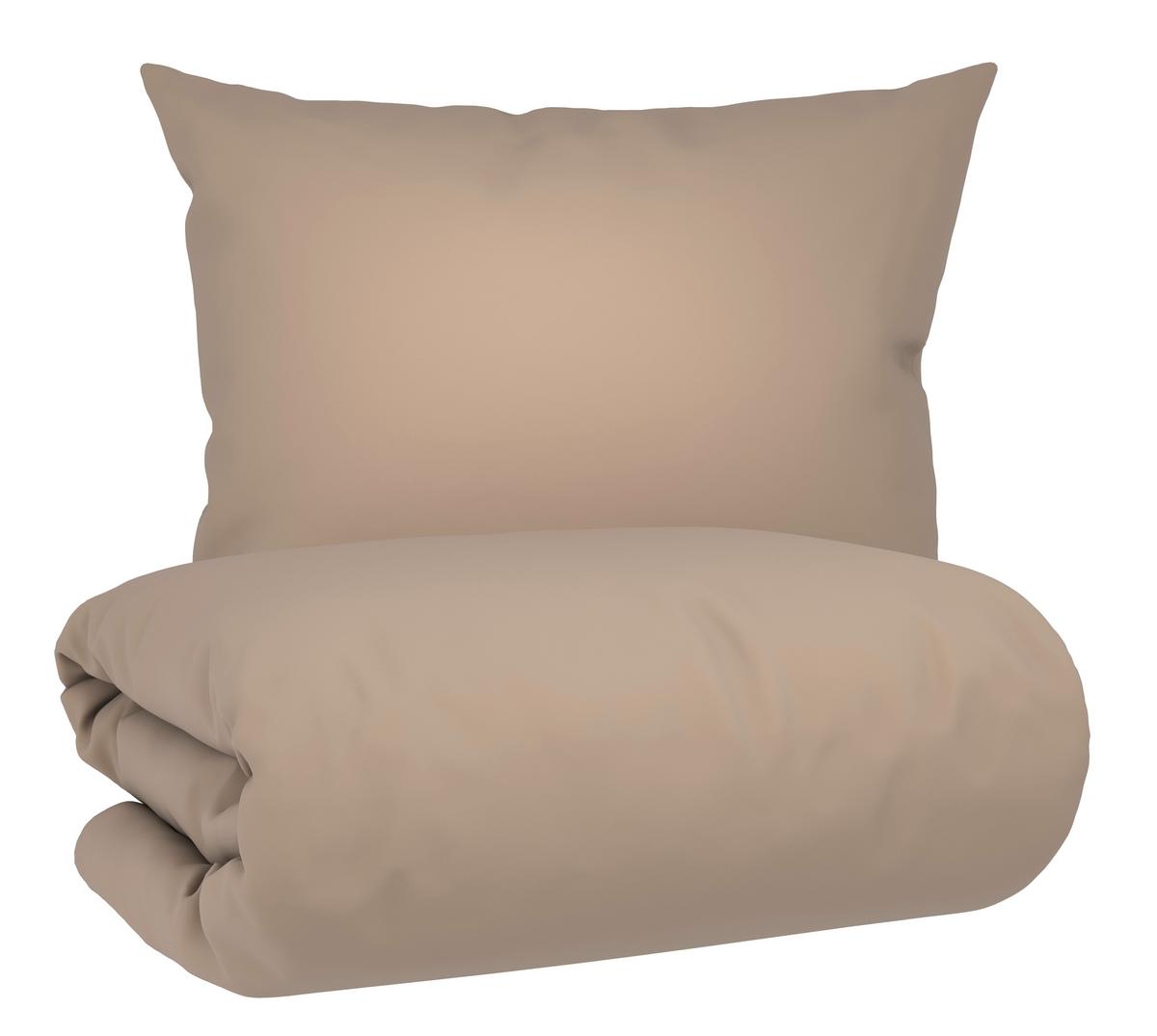 Posteljnina Julie, Svetlo Rjava, 60/80, 140/200 - bela, tekstil (140/200cm) - Mömax