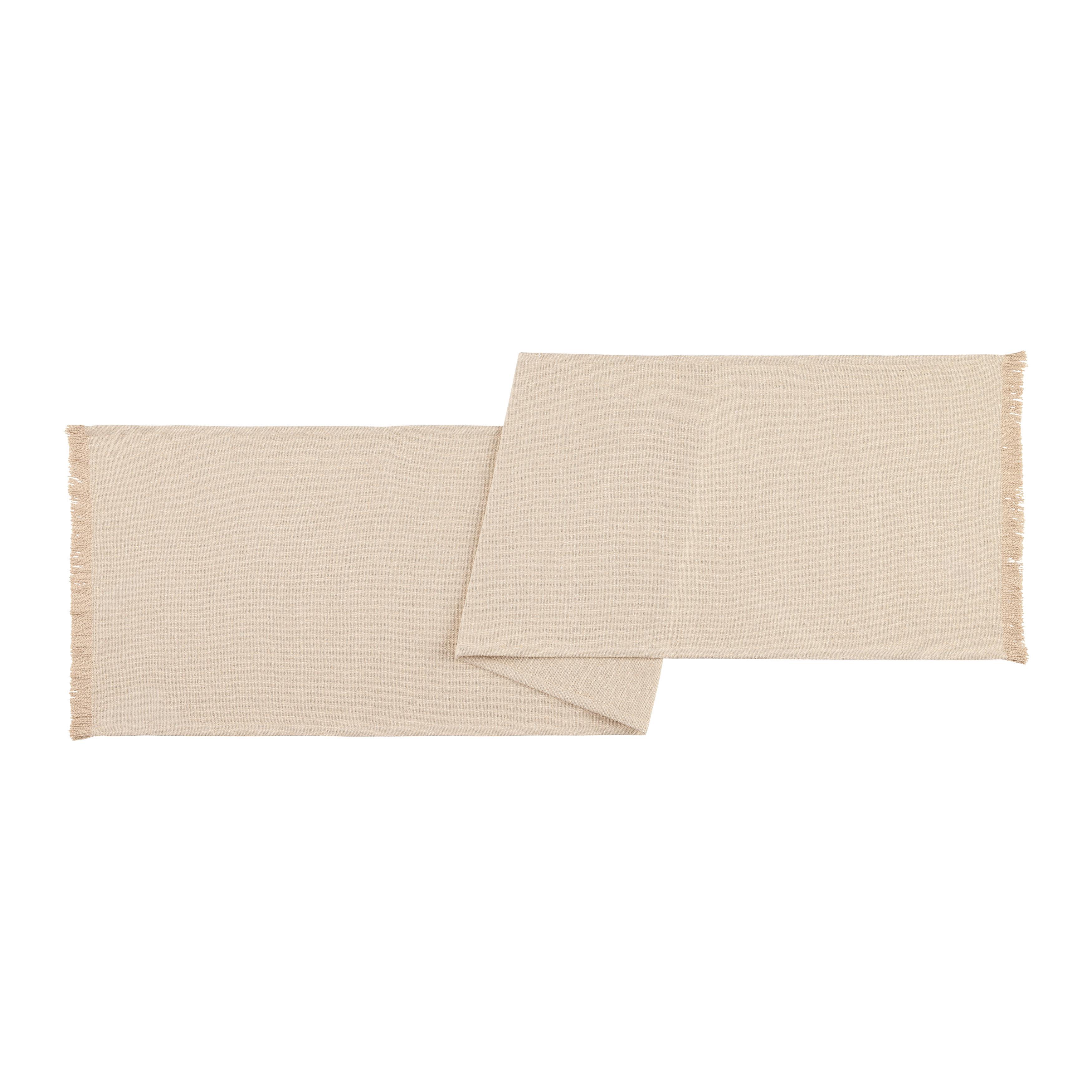 Tischläufer Greta Beige ca. 33x150cm - Beige, Textil (33/150cm) - Mömax