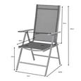 Zložljiv Vrtni Stol Bruce - aluminij/antracit, kovina/umetna masa (56/106/66cm) - Mömax modern living Zložljiv Vrtni Stol Bruce - aluminij/antracit, kovina/umetna masa (56/106/66cm) - Mömax modern living