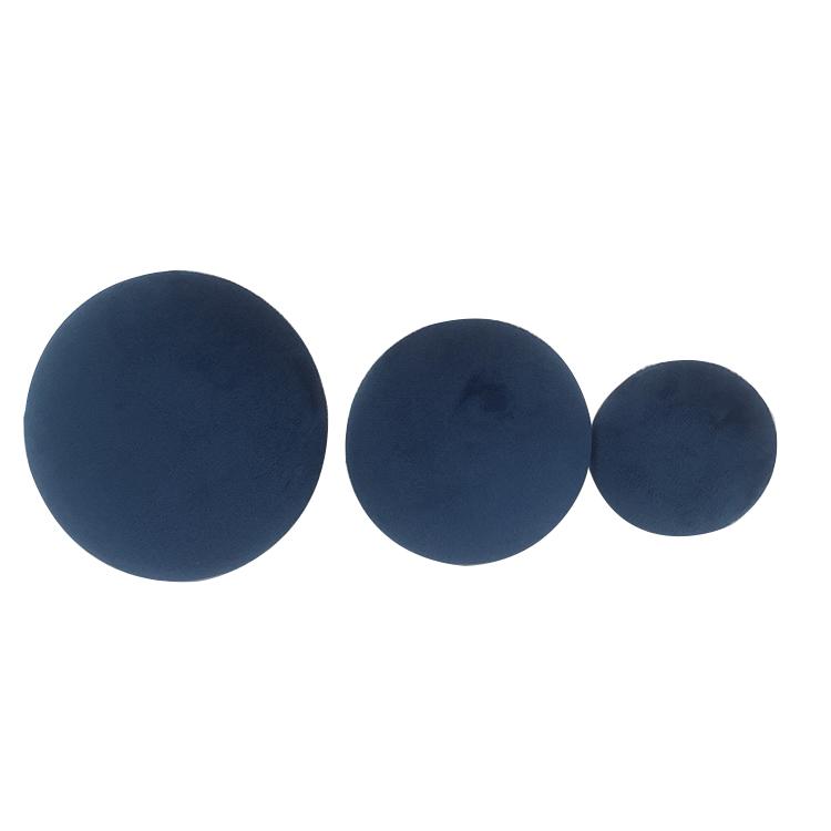 Haken Pamilla in Dunkelblau, 3er Set - Dunkelblau, Modern, Textil (10/8/6/6/6/5,4cm) - Mömax