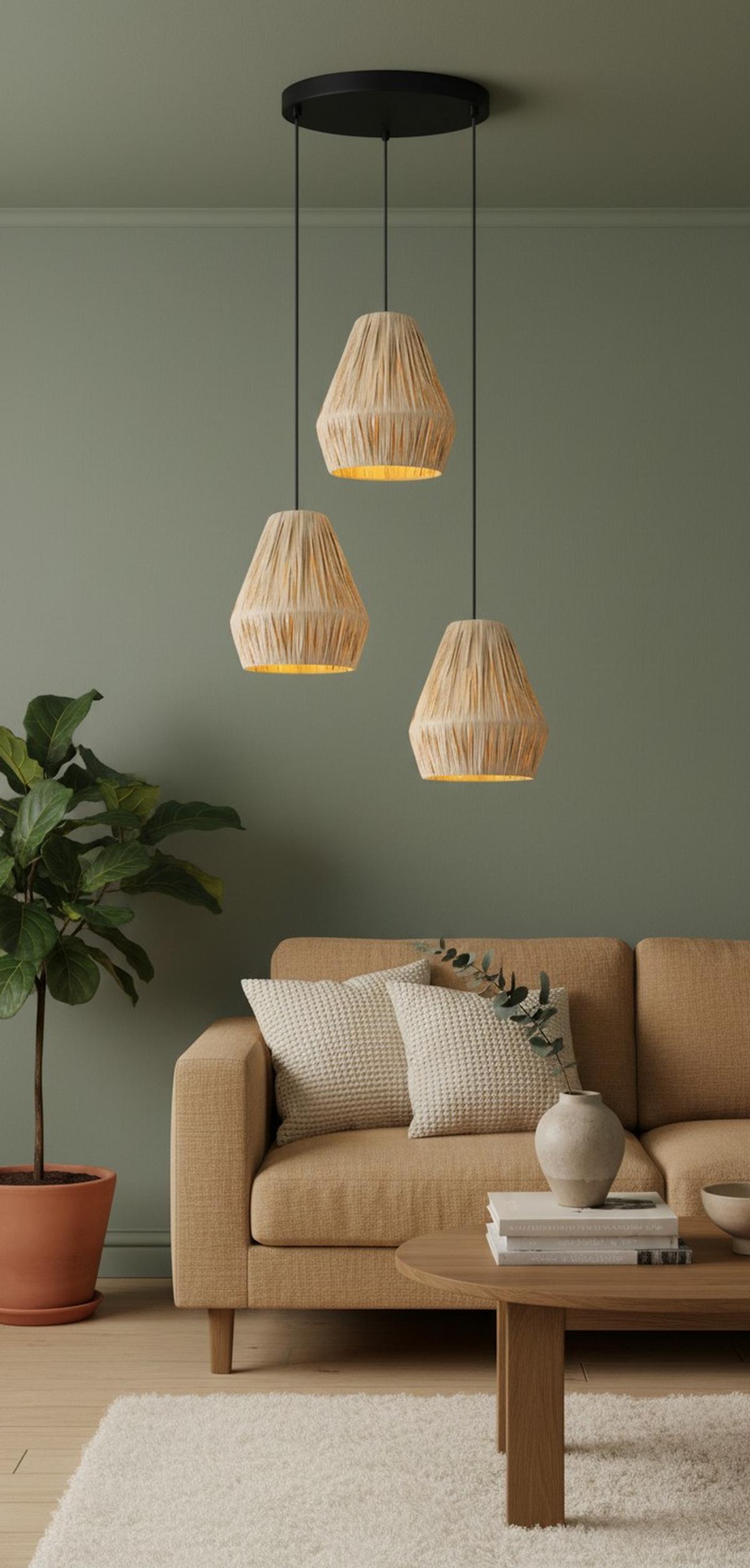 LAMPA WISZĄCA DAVIDE - czarny, Design, metal/papier (42/120cm) - Collet's Monde