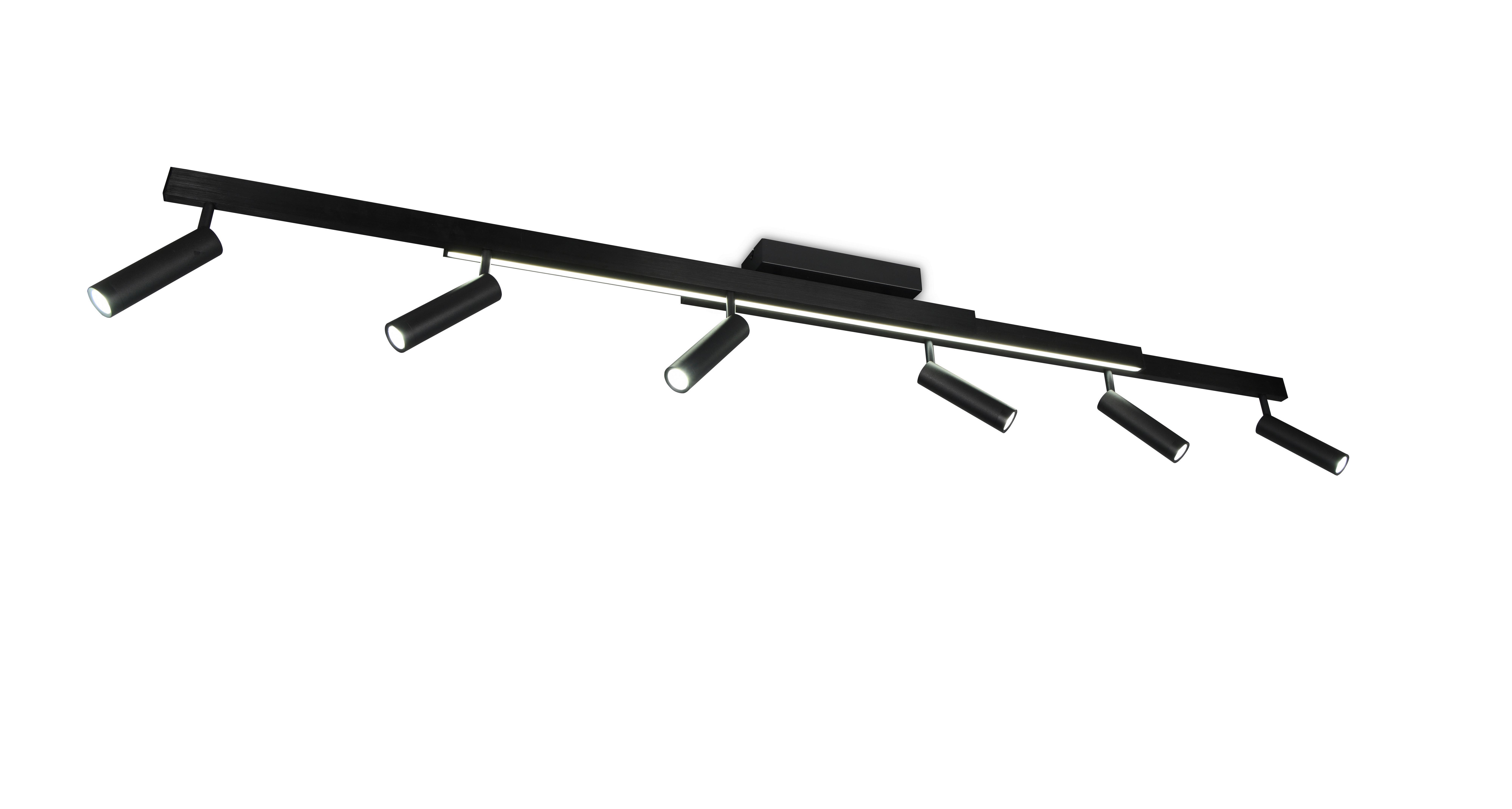 LED-Strahler Zeno Schwarz max. 18 Watt - Schwarz, Basics, Metall (180/23/8,5cm) - Trio Leuchten