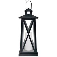 Led Lámpás Sigrid - fekete, műanyag/Üveg (19,7/47,6/19,7cm) - Modern Living