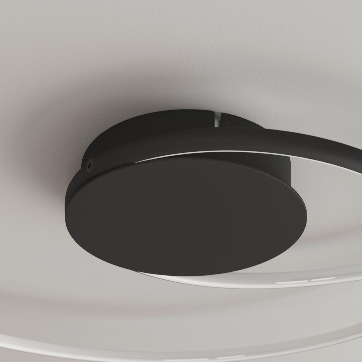 LAMPA SUFITOWA LED BIRMINGHAM *SBN* - czarny, Lifestyle, tworzywo sztuczne/metal (67/10cm) - Novel