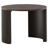 Couchtisch Bristol Ø ca. 60 cm Schwarz - Schwarz, Design, Holz/Holzwerkstoff (60/60/45cm) - Livetastic
