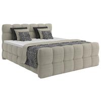 Boxspring Krevet Brisbane - crna/boje šampanjca, Trend, drvni materijal/drvo (120/200cm) - Premium Living