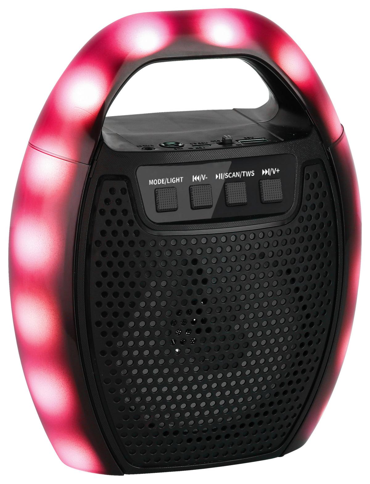 Rádió Levin - fekete/többszínű, Modern, műanyag (16,5/9,5/21cm) - Premium Living