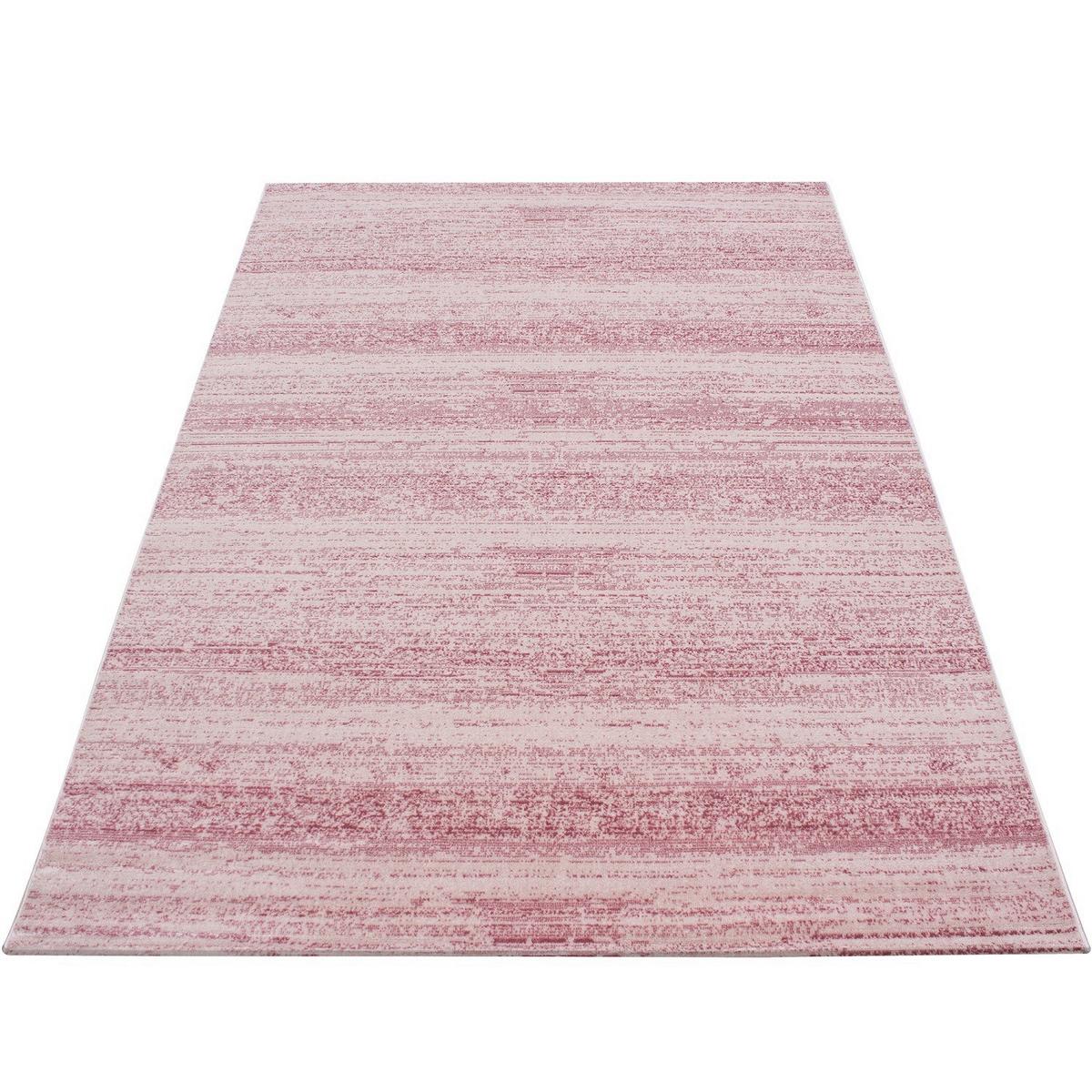 Webteppich Plus Pink ca. 120x170cm - Pink, Design, Textil (120/170cm) - Novel