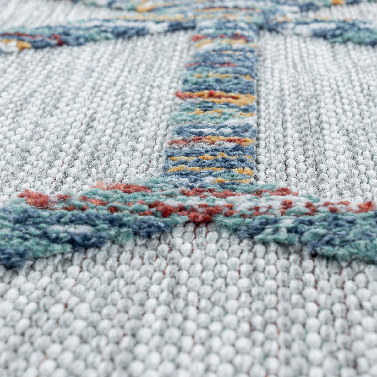 Flachwebeteppich Bahama Multicolor ca. 140x200cm - Multicolor, Design, Textil (140/200cm) - Novel