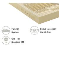 Latexmatratze Waldgrün L700 ca. 200x200cm Weiß - Weiß, Basics, Textil (200/200cm) - Linea Natura