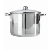 KOCHTOPF Paula ca.11,4 Liter Ø28cm - Klar/Edelstahlfarben, Konventionell, Glas/Metall (28/20cm) - Mömax