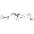 Deckenleuchte Mia, max. 33 Watt - Chromfarben, MODERN, Glas/Metall (76/20/15cm) - MÖMAX modern living