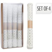 Étkezőalátét Diamond 45/30 - krémszínű, textil (45/30cm)