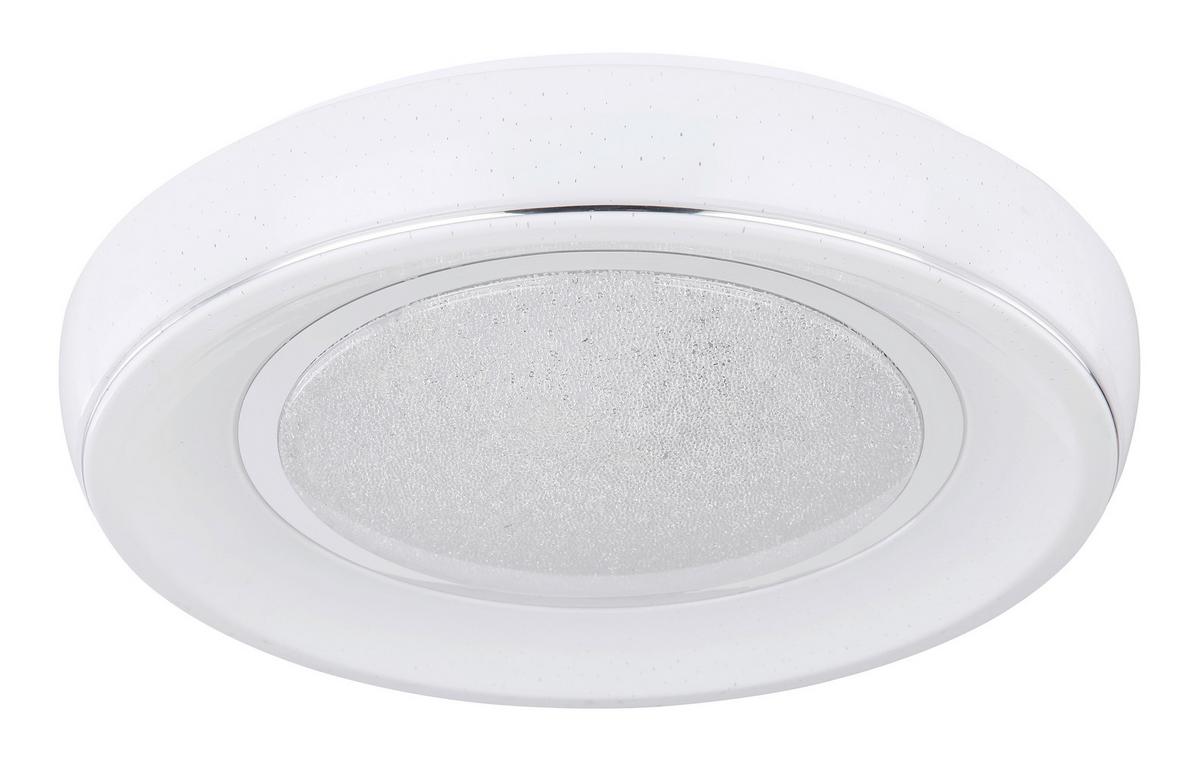 LAMPA SUFITOWA LED 483110-24DS - biały/opal, Basics, tworzywo sztuczne/metal (49/9cm) - Globo