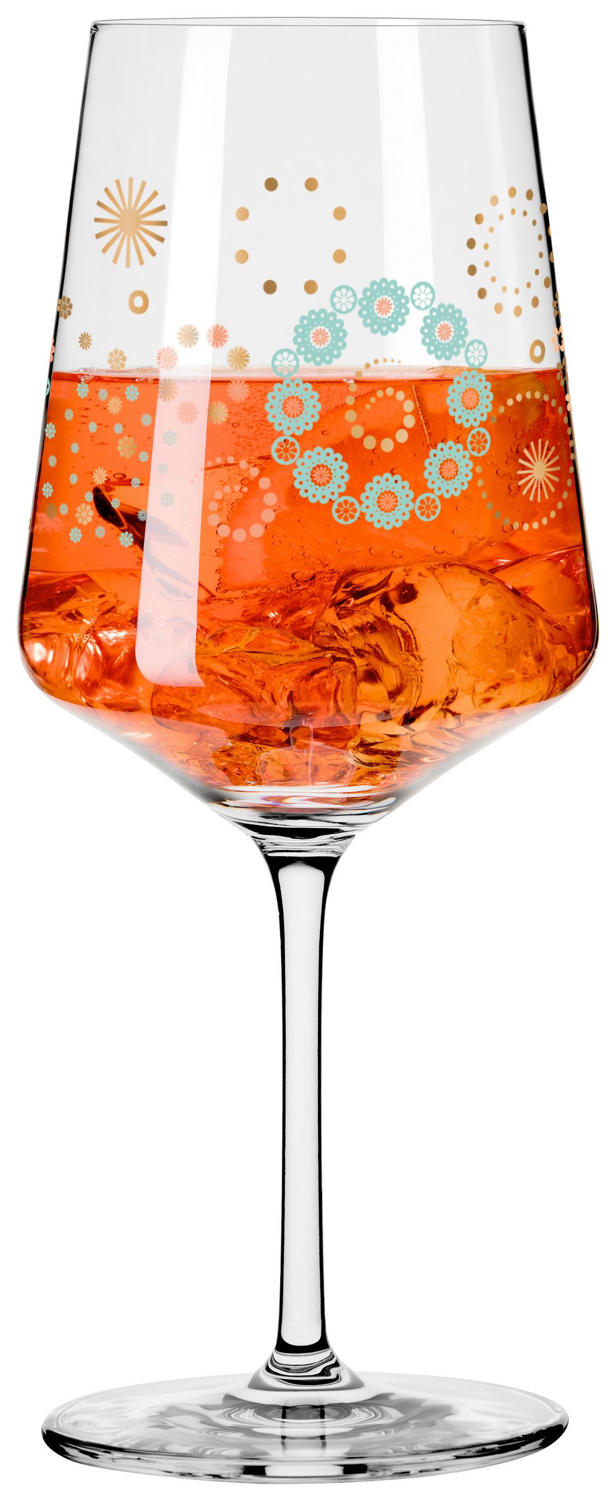 KIELISZEK DO SZPRYCERA 6191004 - beżowy/turkusowy, Lifestyle, szkło (20,3/26,6/19,4cm) - Ritzenhoff