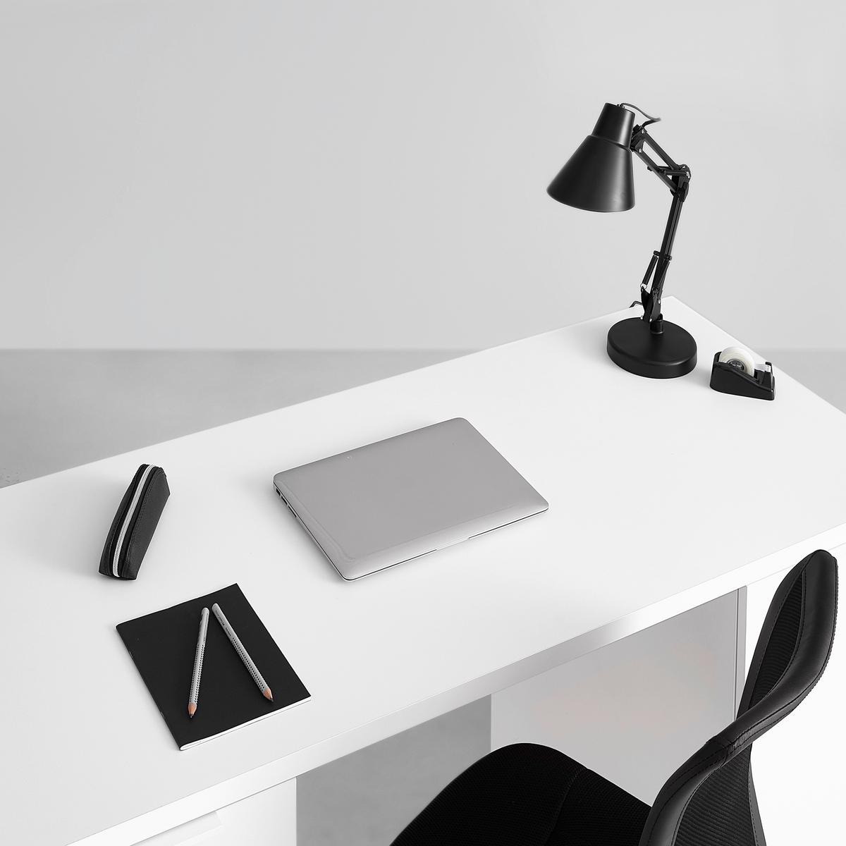 Schreibtisch Carlos Weiss CARLOS WEISS - Weiß, MODERN, Holzwerkstoff (146/75/60cm) - Mömax