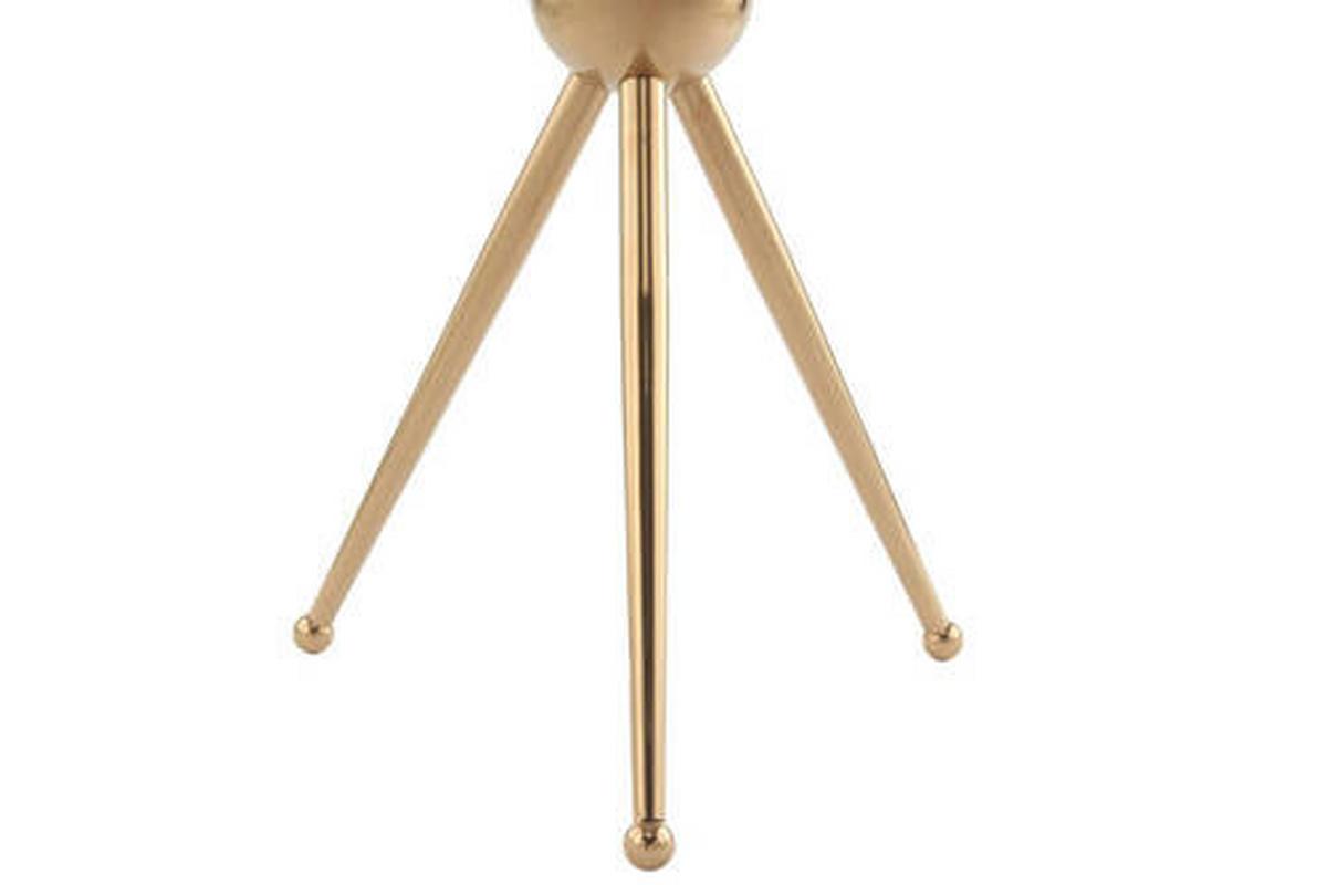 BEISTELLTISCH LCUHL-RGLD - Goldfarben, Modern, Glas/Metall (46/46/52cm) - Kayoom