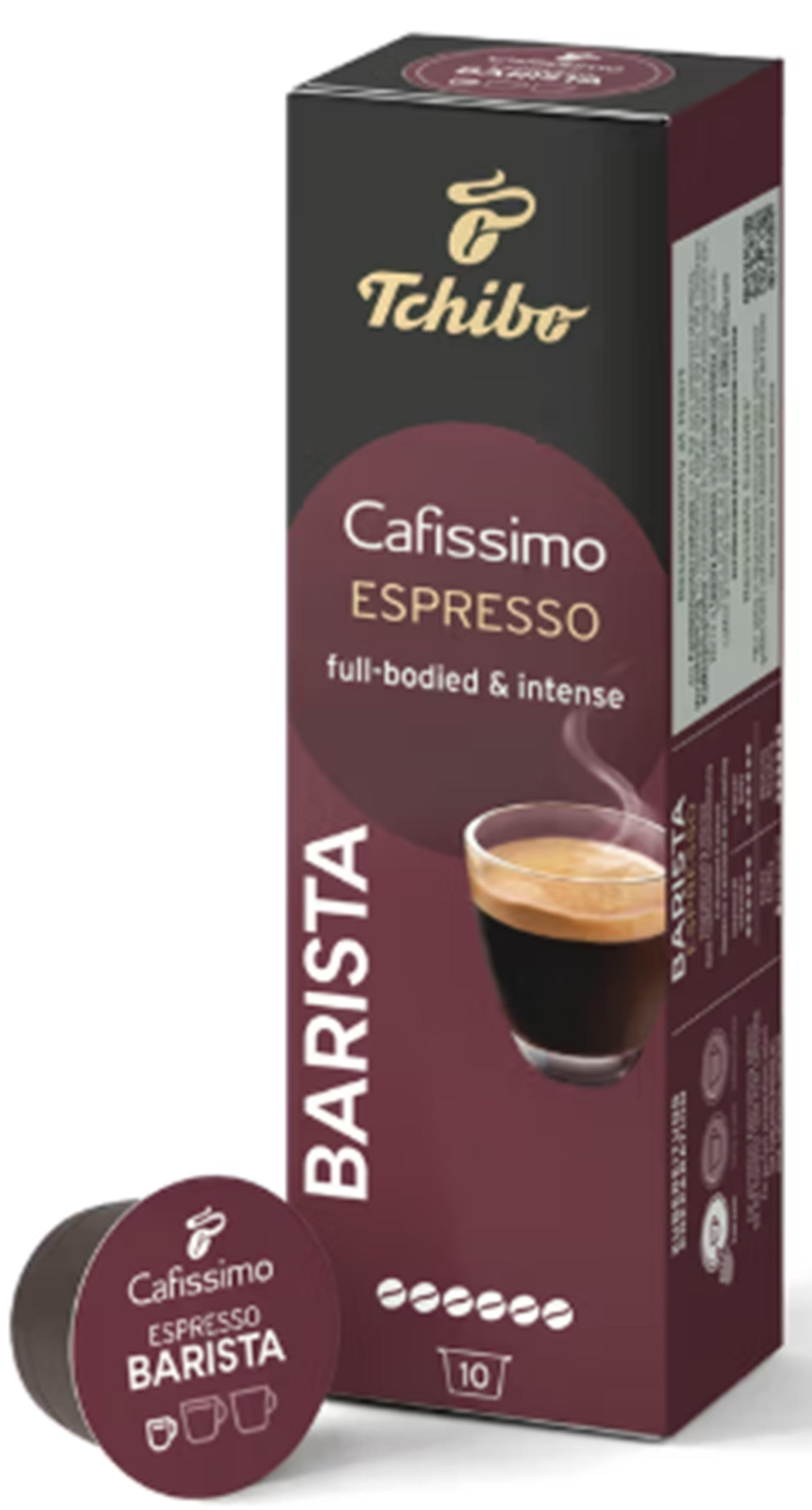 Kávékapszula Tchibo Barista Espresso - szeder, papír (0,075kg)