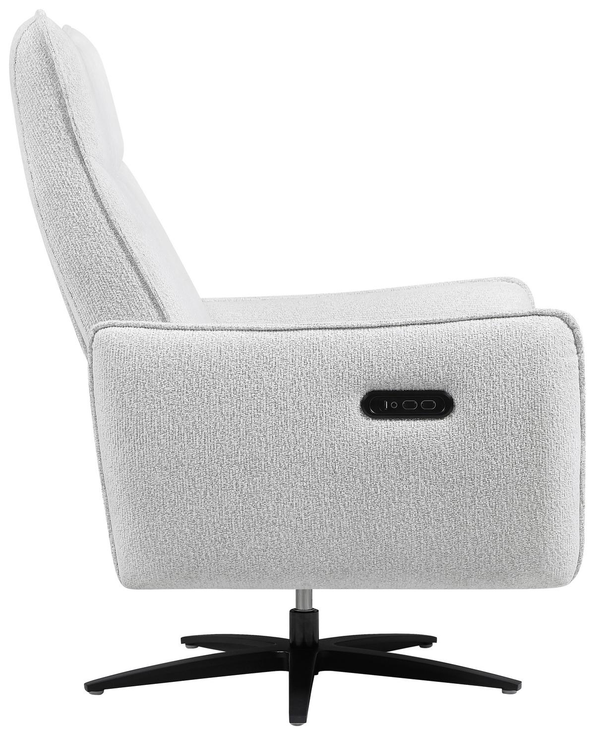 Relaxsessel Bologna Naturfarben - Schwarz/Naturfarben, MODERN, Holz/Textil (80/111/85cm) - Mömax