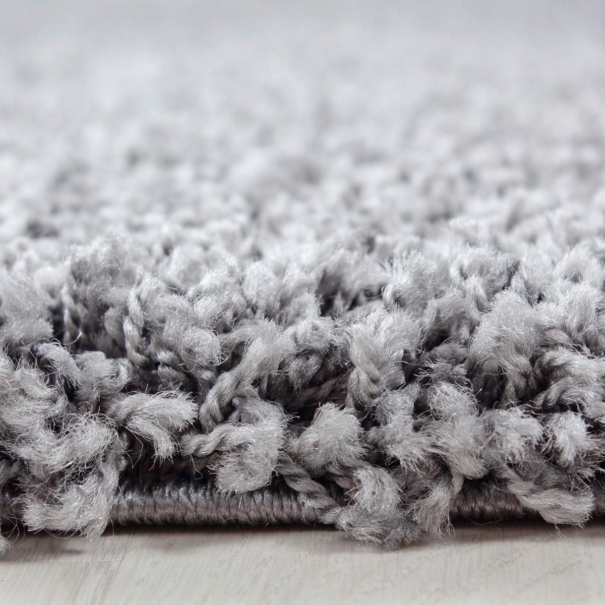Hochflorteppich Life Lightgrey Hellgrau ca. 200x290cm - Hellgrau, KONVENTIONELL, Textil (200/290cm) - Novel