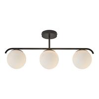 LAMPA SUFITOWA 2010583003 GRANT DELA 3 SW - czarny, Konventionell, metal/szkło (69/14/29cm) - Nordlux