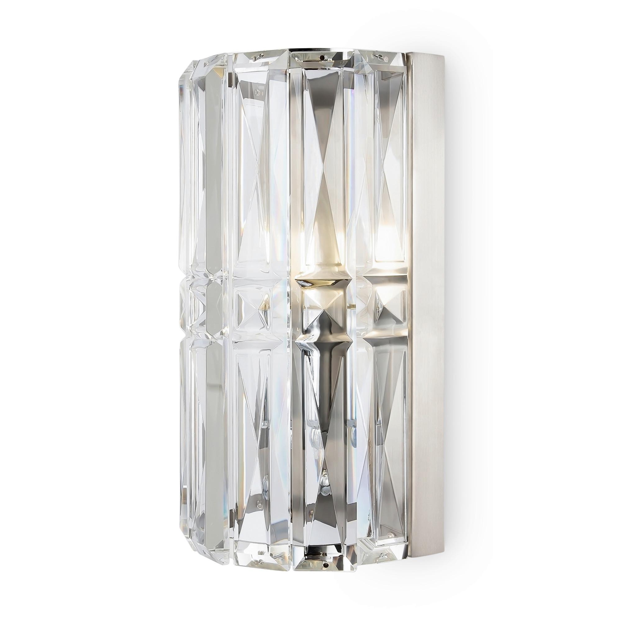 Wandleuchte Facet Chromfarben max. 60 Watt - Chromfarben, Trend, Glas/Metall (13/10/20cm) - MAYTONI