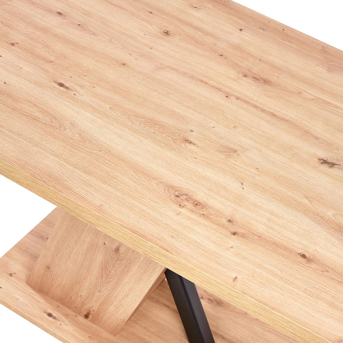 Esstisch Solar Eiche Artisan ca. 120x80x75cm - Eiche Artisan, Basics, Holzwerkstoff (120/80/75cm) - Based