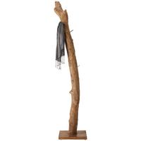 Kleiderständer in Teakfarben - Teakfarben, LIFESTYLE, Holz (32/180/32cm) - Premium Living