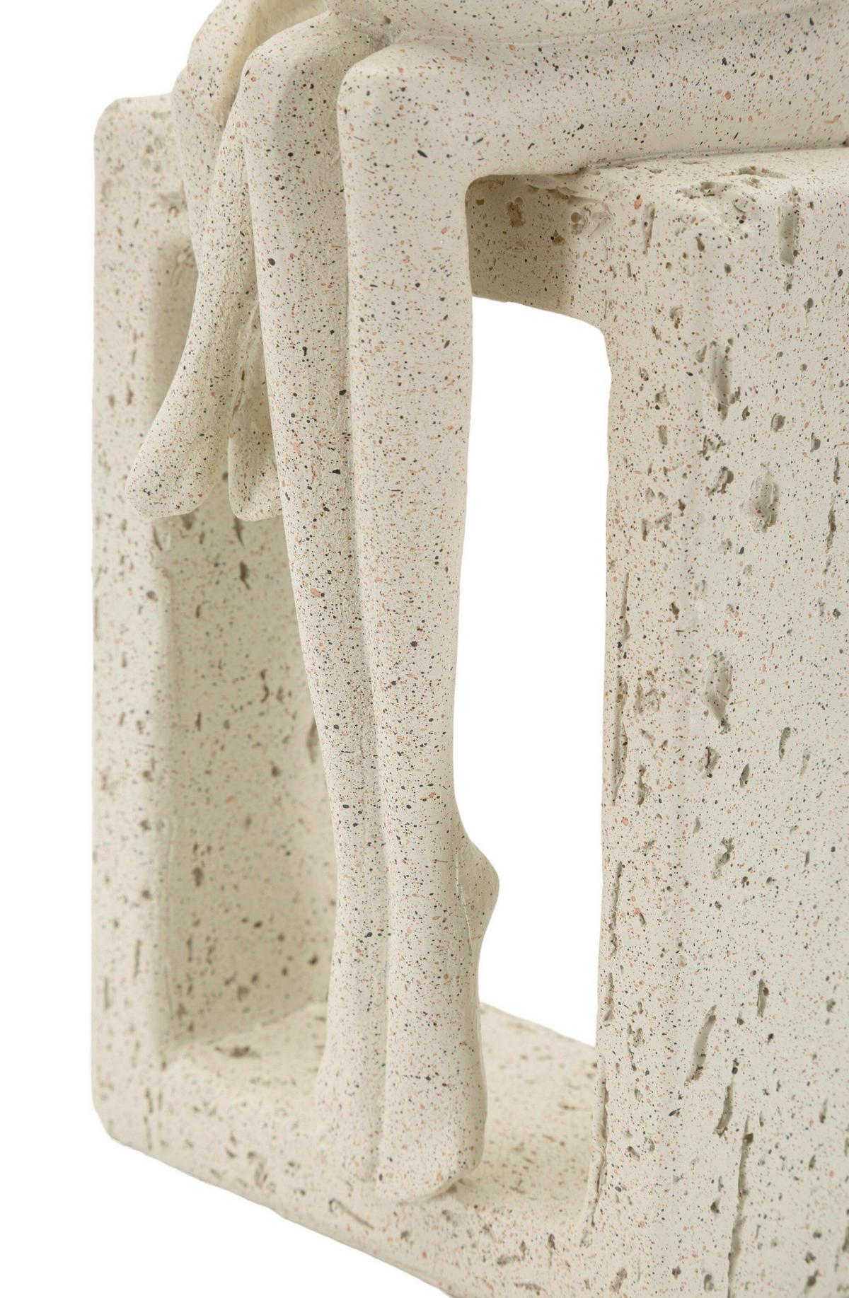Skulptur Josef Cream - Basics, Kunststoff (10/26/7.5cm)