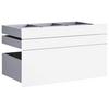 Set Ladica Unit - bijela visoki sjaj, Moderno, drvni materijal (91/50,3/47cm) - Based