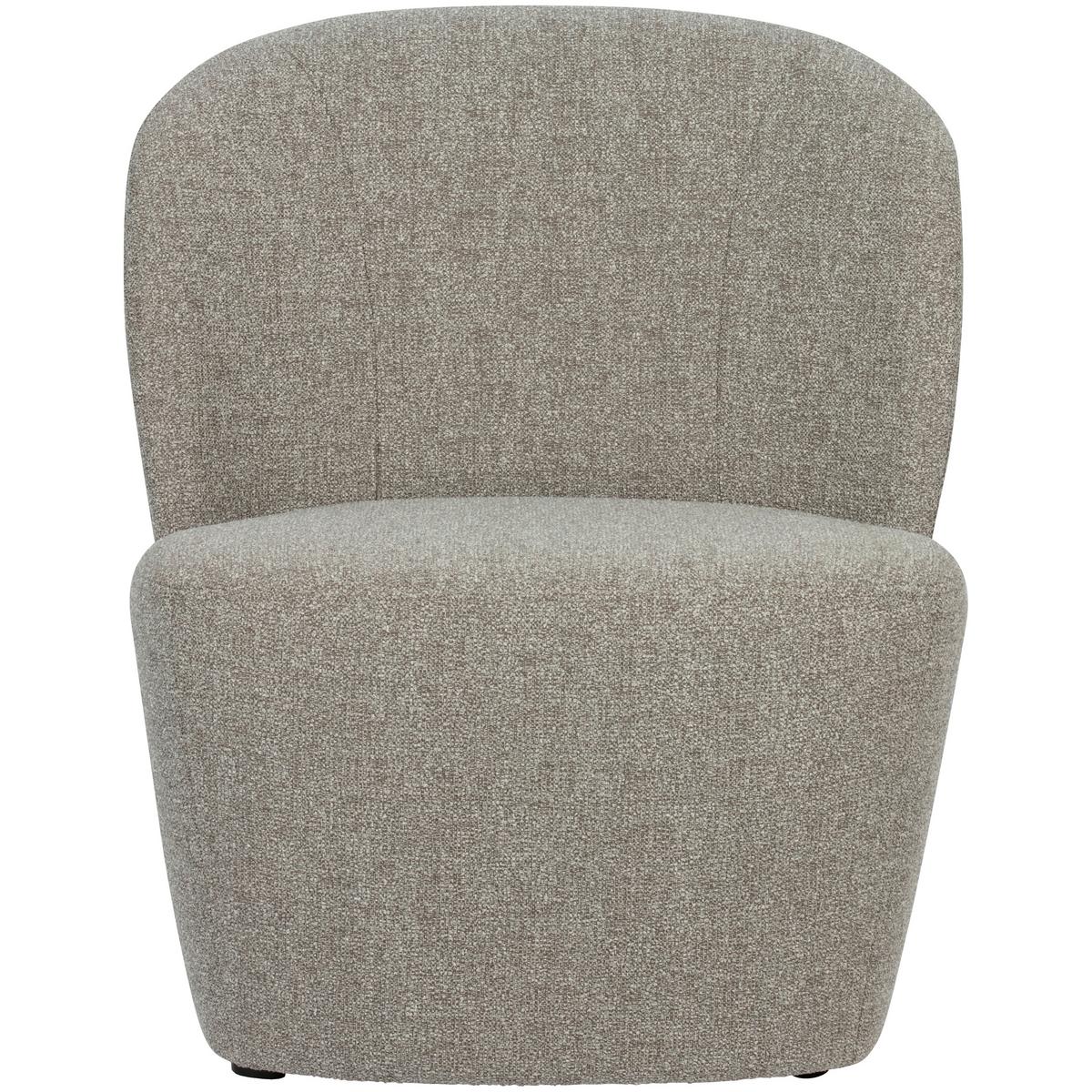 Cocktailsessel Lofty Naturfarben Webstoff - Schwarz/Naturfarben, Design, Kunststoff/Textil (68/75/72cm) - Livetastic