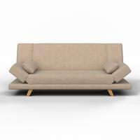 Schlafsofa Funky Webstoff Beige - Schlammfarben/Beige, MODERN, Holz/Textil (183/73/79cm) - Bessagi Home